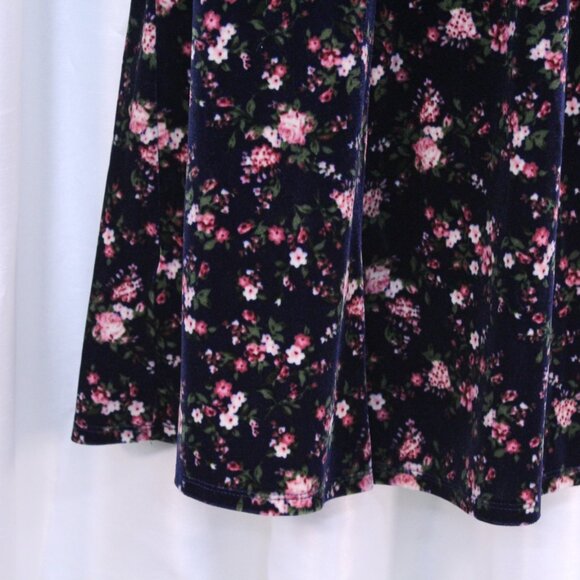 Iz Byer Kids Floral Dress - Black and Pink - Picture 8 of 10